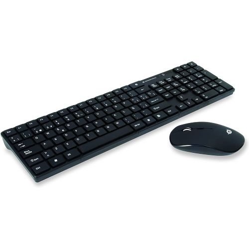 TASTIERA E MOUSE Conceptronic ORAZIO01ES Wireless QWERTY  Nero